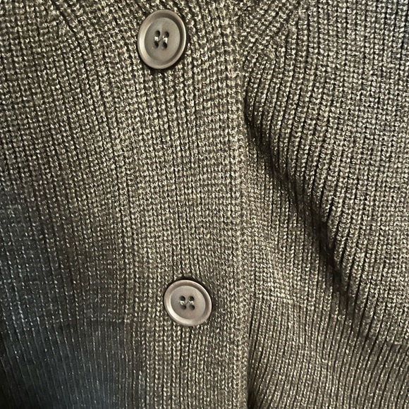 Retro peplum knit cardigan - Picture 3 of 8